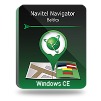Navitel Navigator. Estónia, Letónia, Lituânia