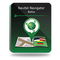 Navitel Navigator. Estónia, Letónia, Lituânia